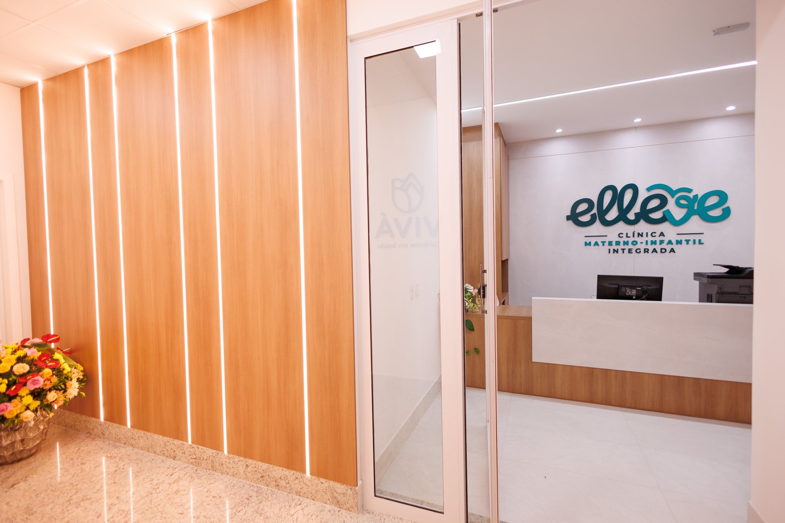 Entrada da clínica Elleve